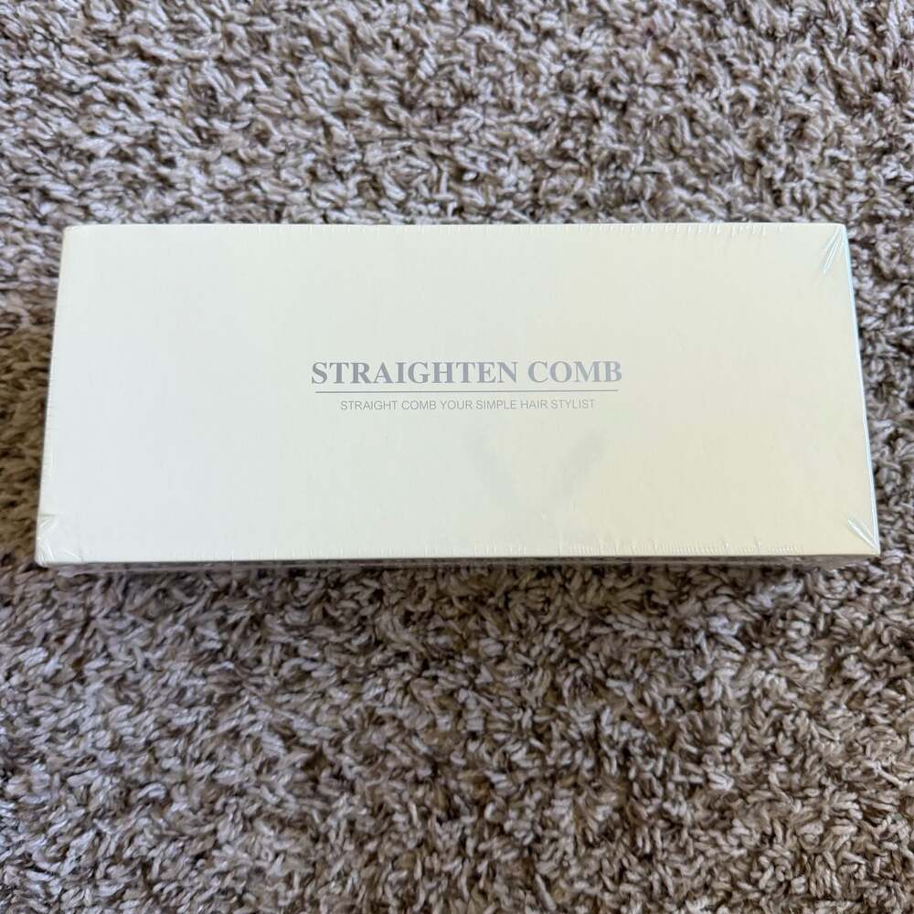 Wireless Hair Straight Comb, Portable Cordless Hair Straightener Brush Hot Comb